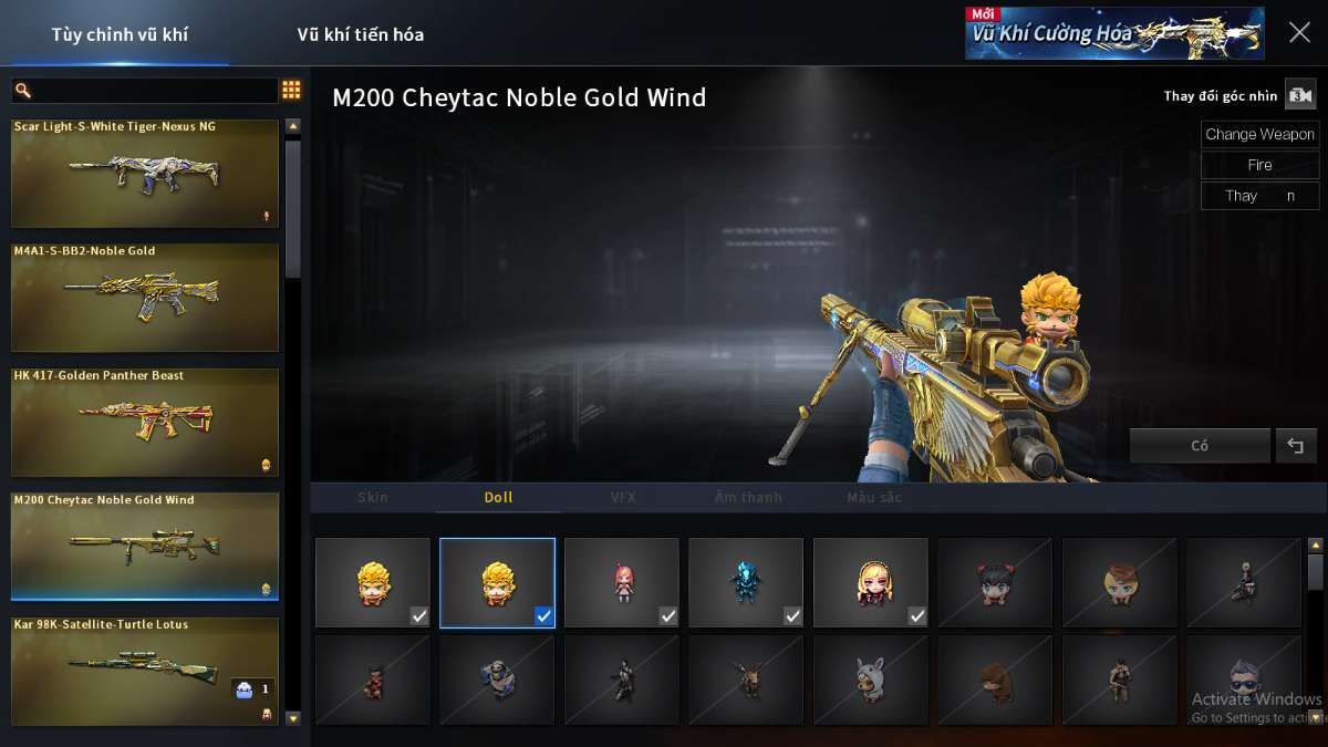 shop acc cf uy tin gia re